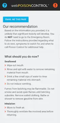 webPOISONCONTROL® Poison App android App screenshot 19